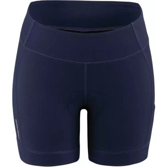 NEW Louis Garneau Women's Sensor 5.5" Biker Shorts Dark Night Blue Size XXL - Picture 1 of 9